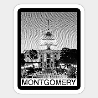 Montgomery Alabama United States Sticker